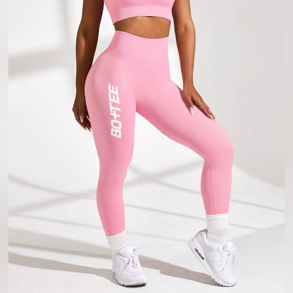 Bo&Tee Seamless Leggings in Pink